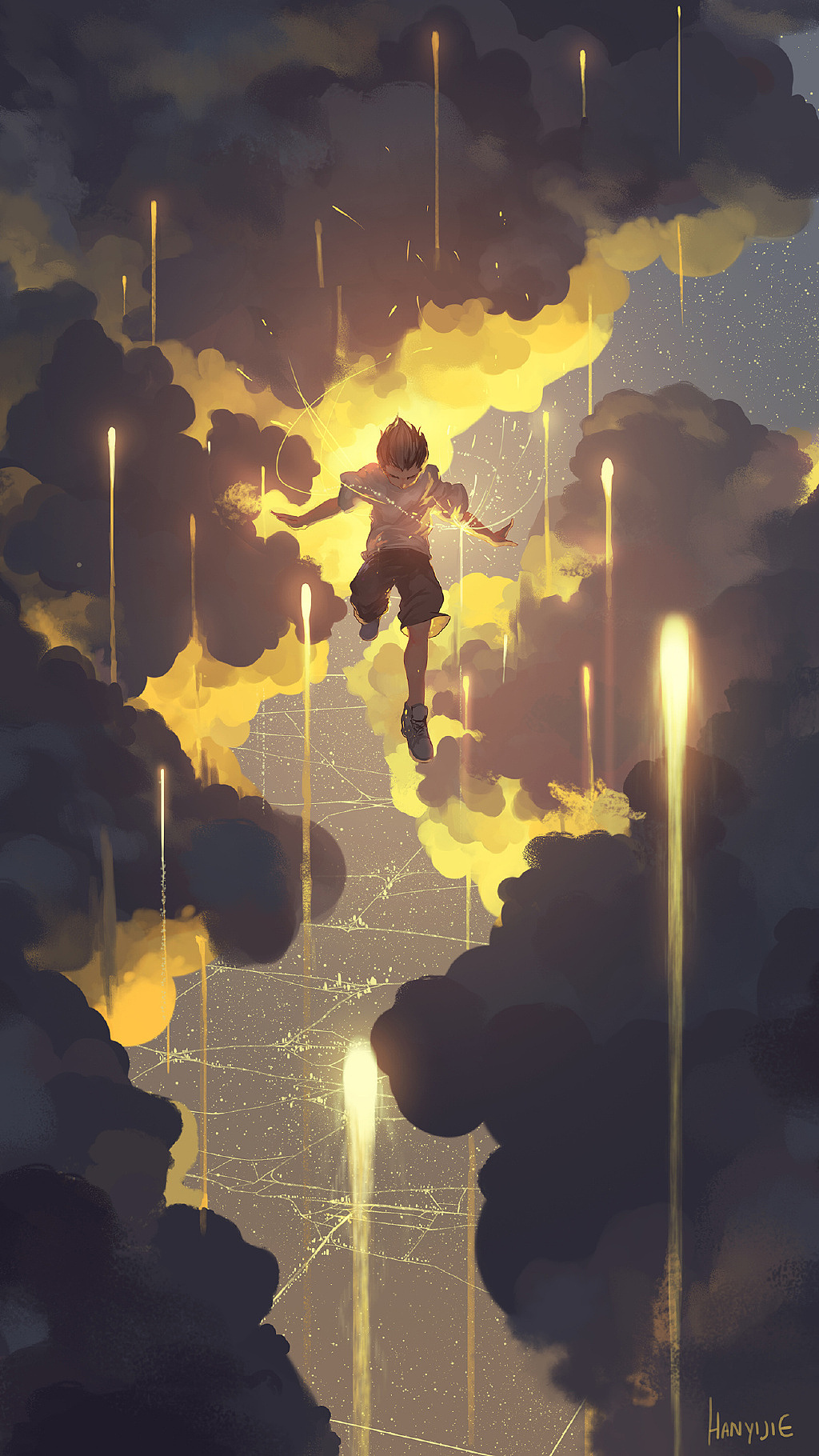 韩一杰插画合集