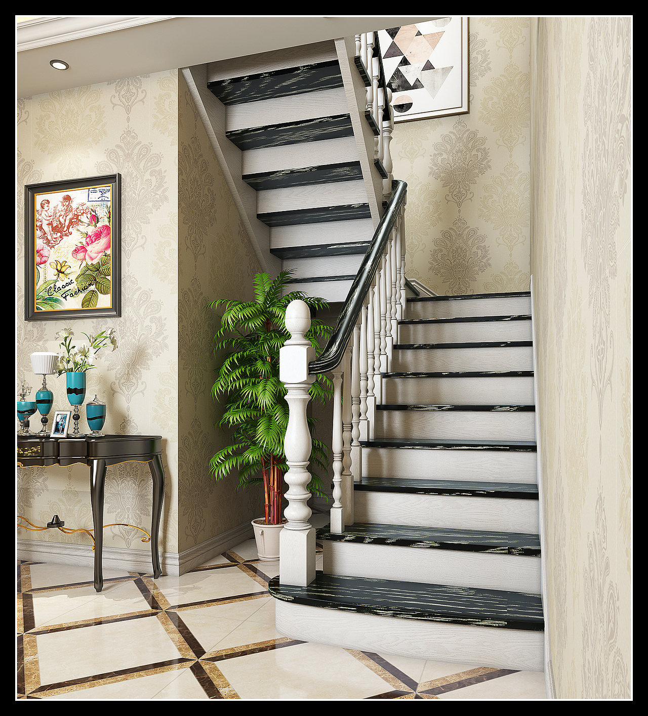 复式别墅楼梯楼梯方案