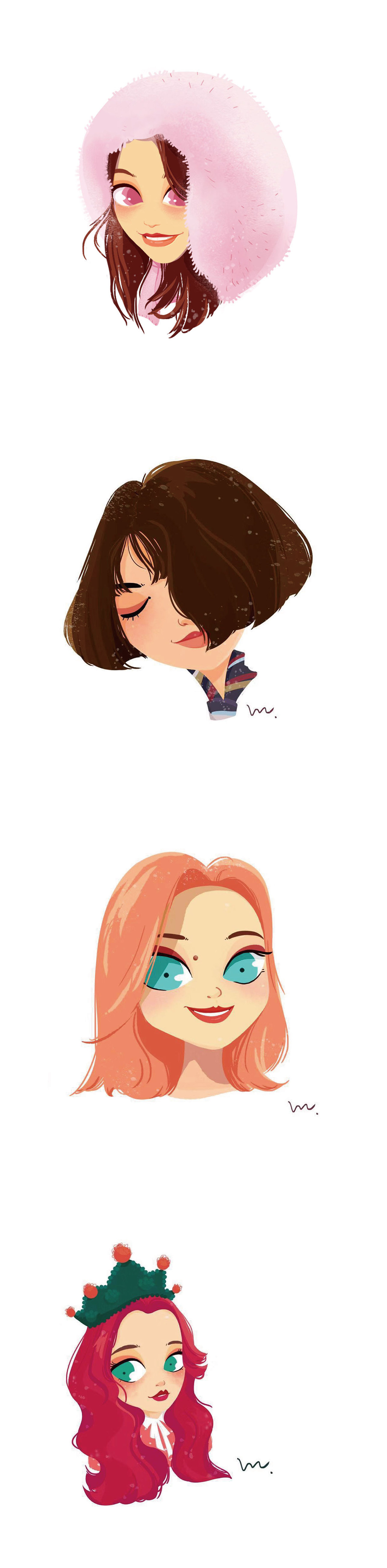 头像集（图ZMjM0NzMzNzQw） - 儿童插画 - 站酷设计师wow2artist原创素材 - 站酷ZCOOL