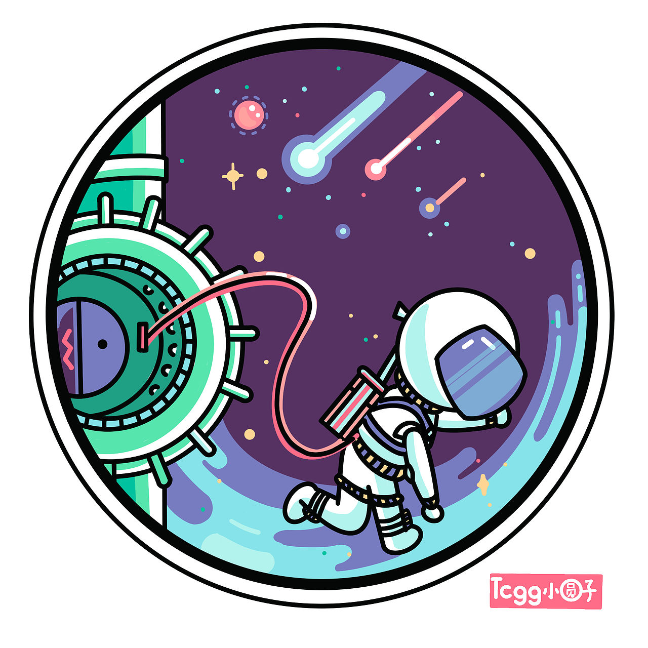 宇航员主题小图标