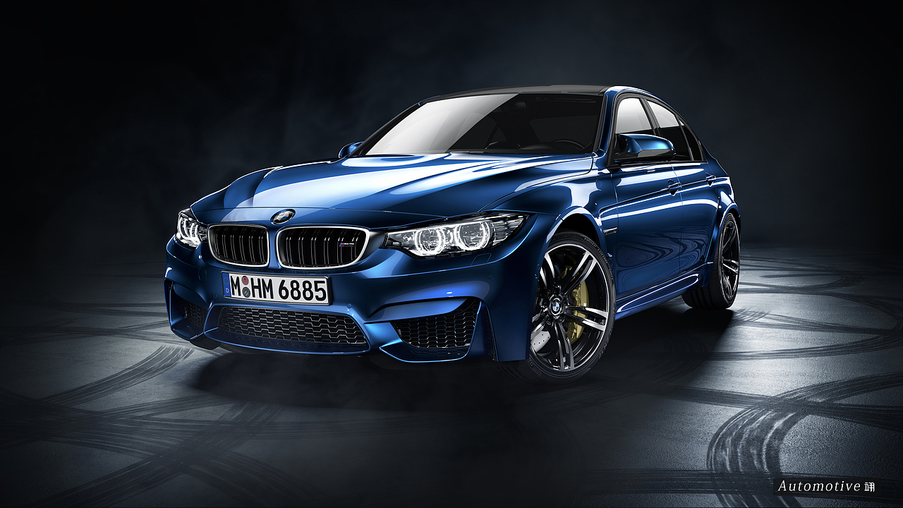 CGI Automotive photography -BMW M3（图ZMzE3NTU5NzY=） - 机械/交通 - 站酷设计师bababread原创素材 - 站酷ZCOOL