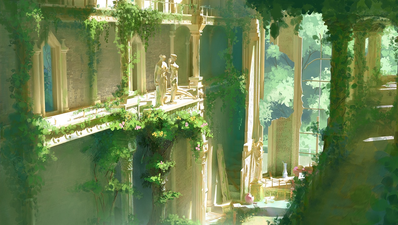 4原创作品插画游戏原画游戏壁纸游戏美宣室内设计深圳枭瞳冠军列车