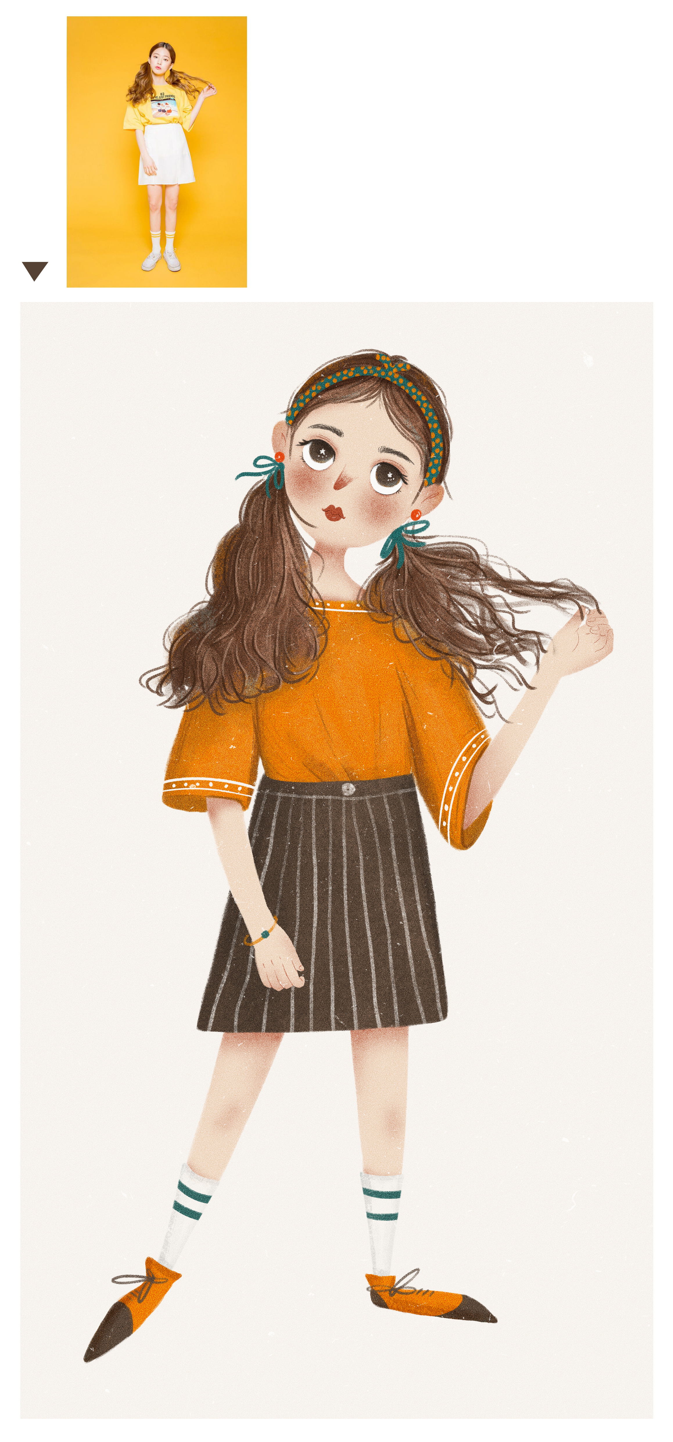 插画人物练习-扁平风&绘本风