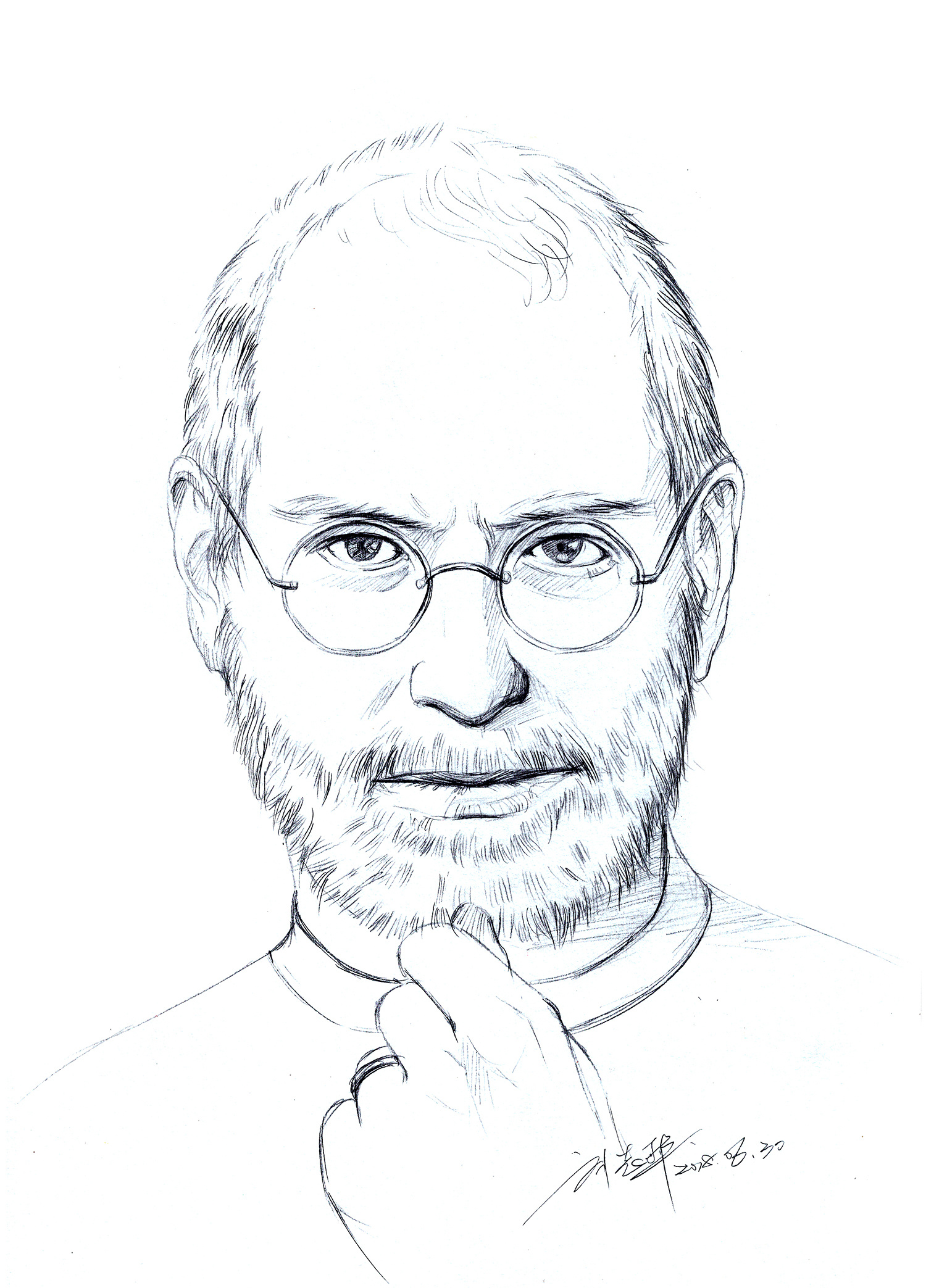 手绘水彩/大师肖像_东喜造物-站酷zcool