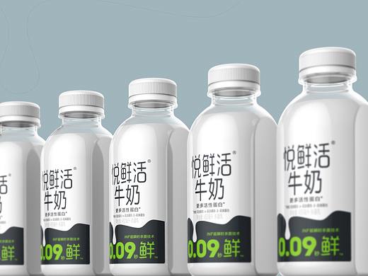 君乐宝悦鲜活牛奶-年轻化设计