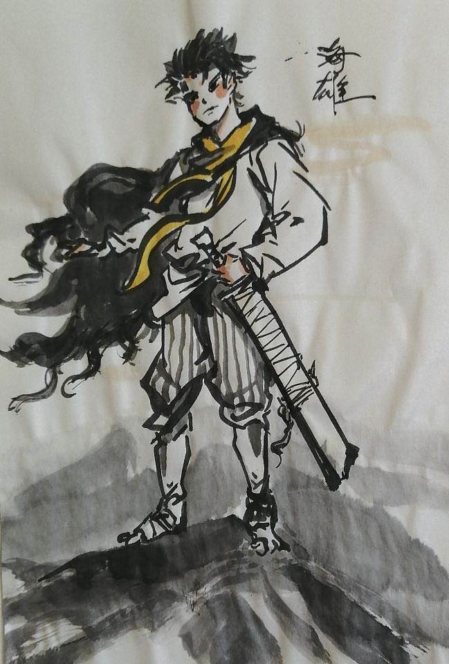 水墨画随笔，新国风