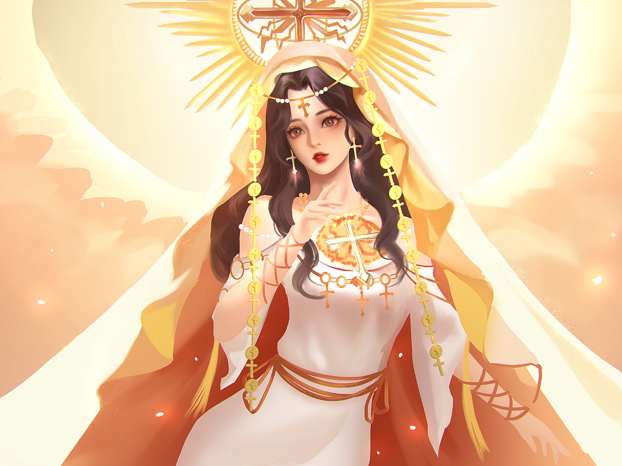 【dnf同人大赏:炽天使】|插画|游戏原画|colg玩家社区 - 原创作品