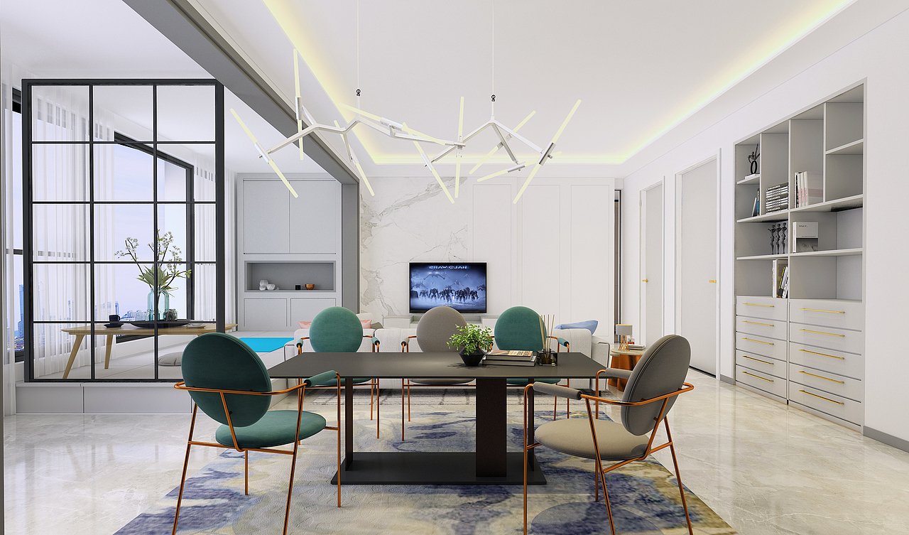 別墅裝修（輕奢）（圖ZMjA4MjgyNTcy） - 家裝設(shè)計(jì) - 站酷設(shè)計(jì)師西林阿莫原創(chuàng)素材 - 站酷ZCOOL