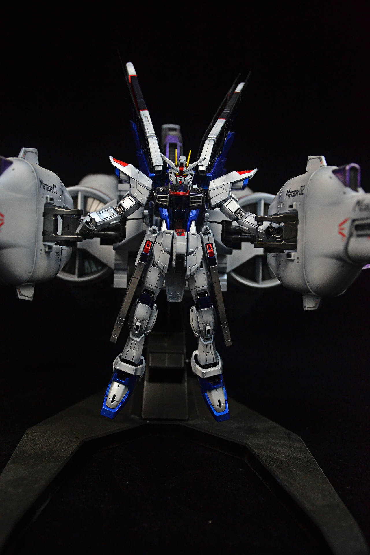 hg seed流星装备 rg自由