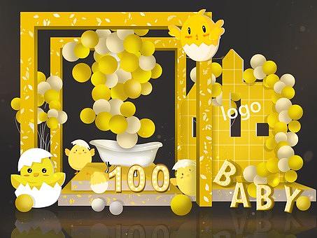小黄鸡、鸭主题气球派对方案