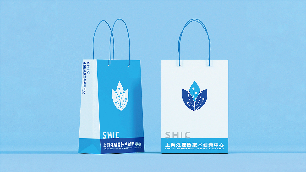 上海处理器技术创新中心品牌形象logo设计（图ZMjg1NTU2NjY4） - 品牌 - 站酷设计师张申洁原创素材 - 站酷ZCOOL