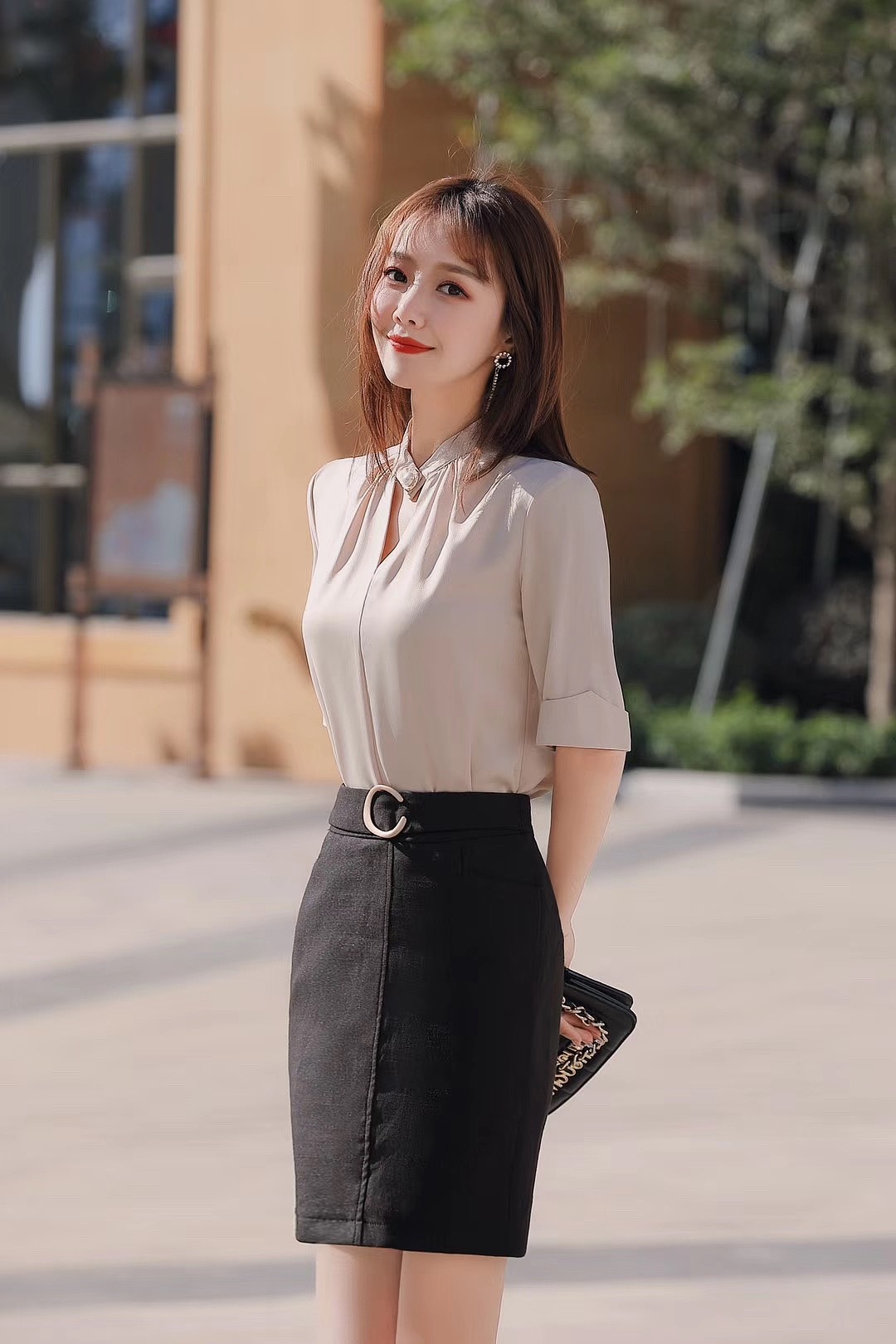 职业服拍摄制服拍照工作服模特摄影职业装通勤服拍