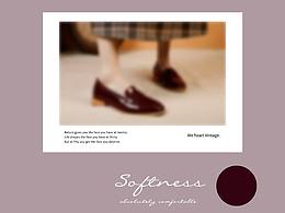 复古英伦学院风乐福鞋详情页