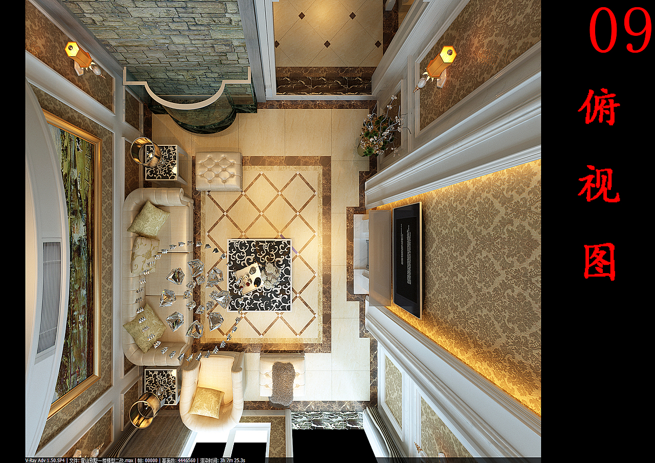 别墅设计效果（图ZODEwODg4Njg=） - 家装设计 - 站酷设计师颢霖U设原创素材 - 站酷ZCOOL