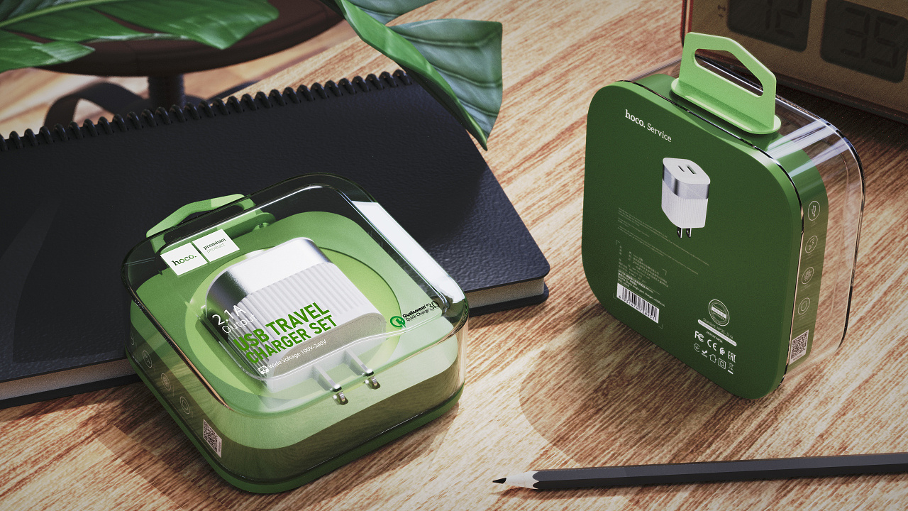 3c数码产品pc包装盒设计