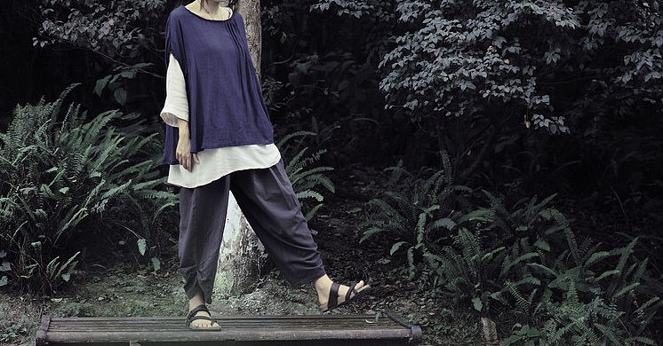 原创设计 女式冰丝棉竹节短袖文艺风格宽松t恤上衣（图ZMTAzMzE1ODA=） - 休闲/流行服饰 - 站酷设计师王善斌原创素材 - 站酷ZCOOL