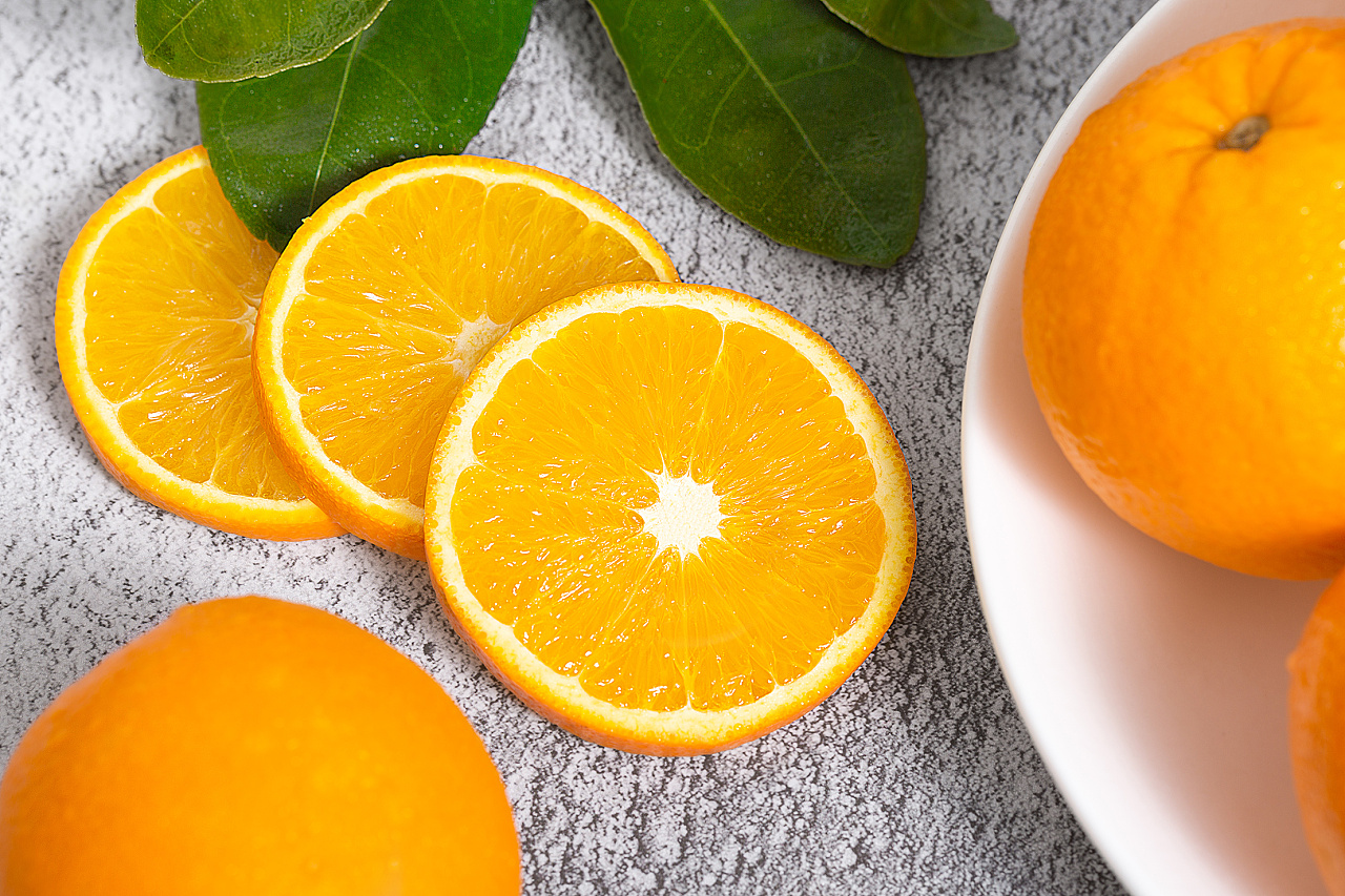 一组橙子的拍摄