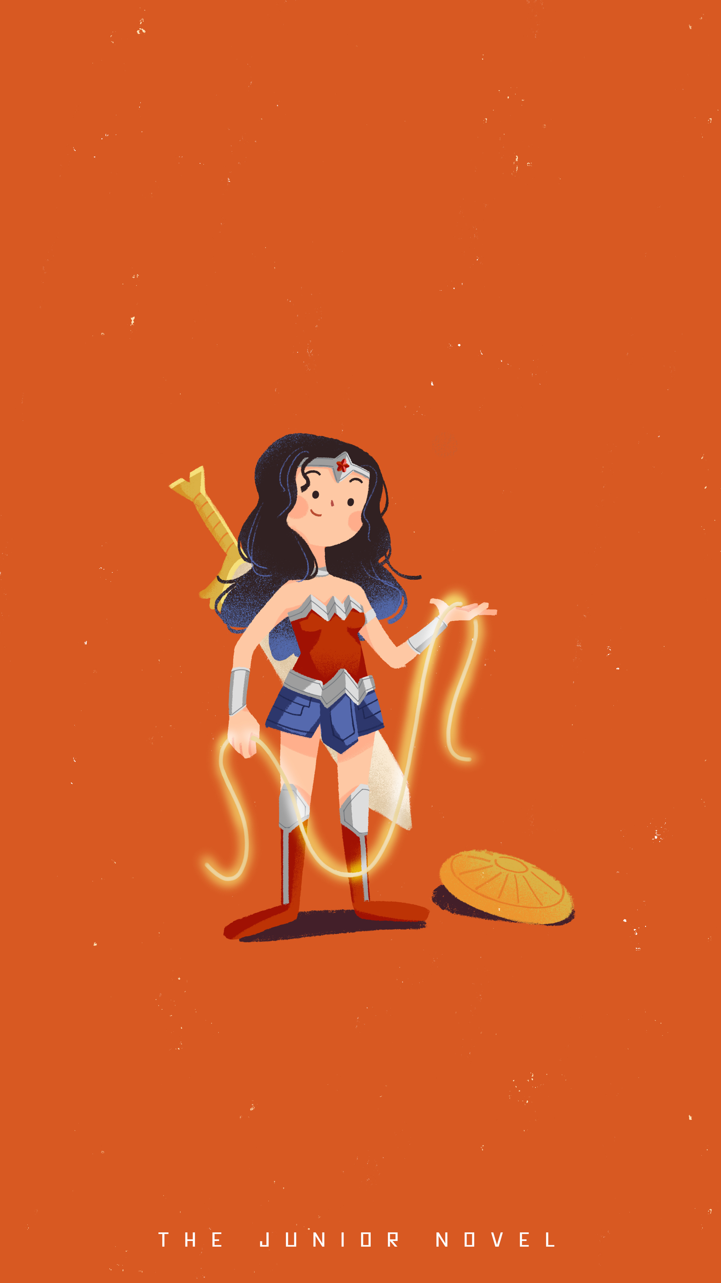 神奇女侠系列插画海报和手机壁纸