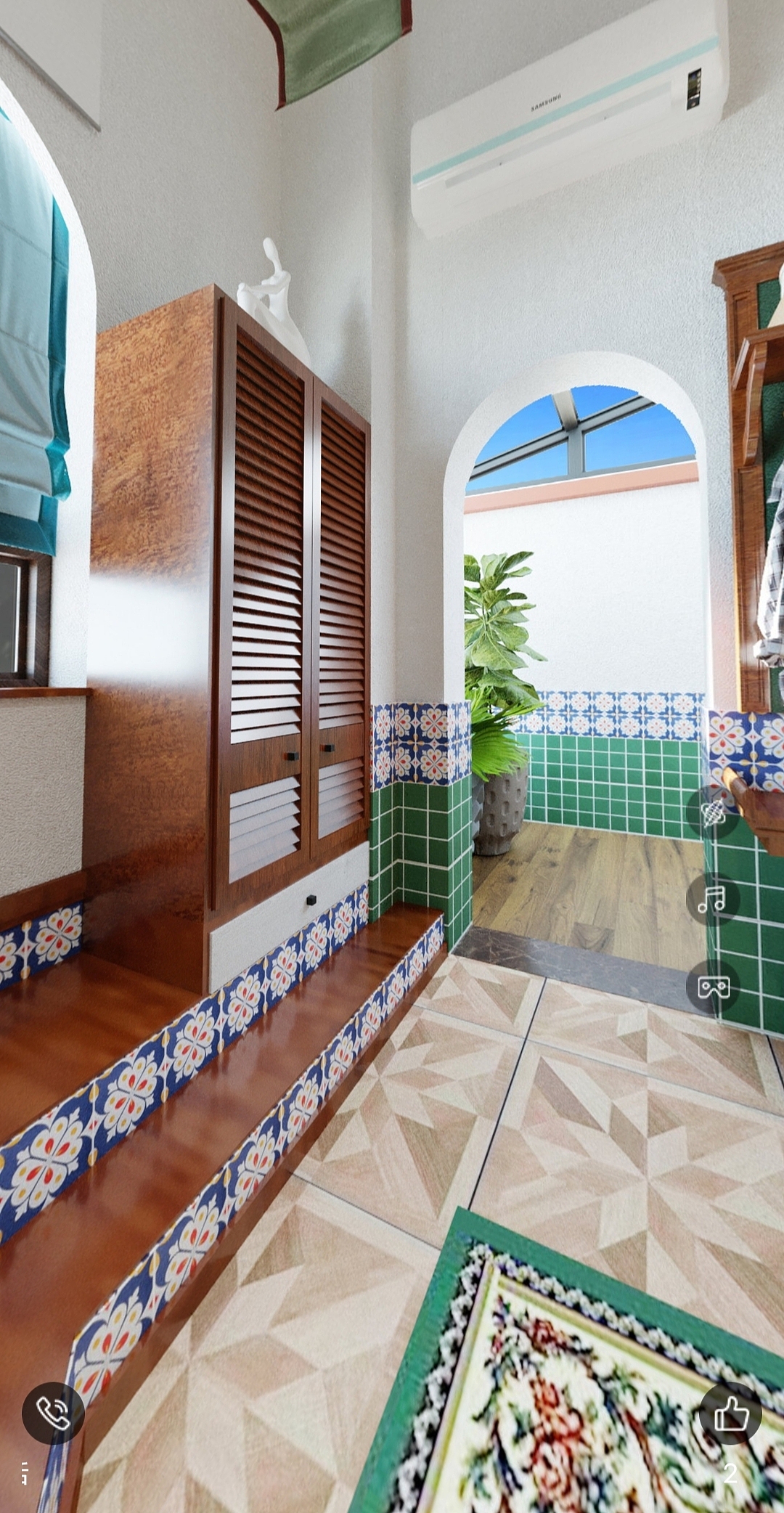 #异域风情隔层公寓楼设计#装修设计 #设计案例分享