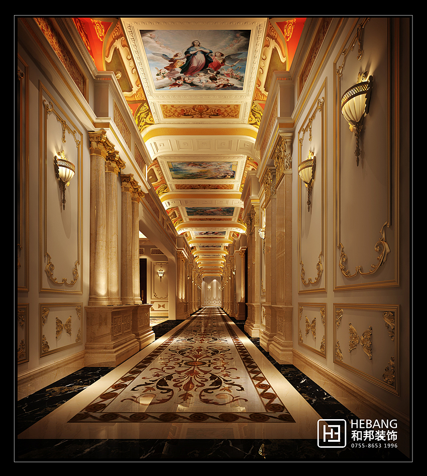 【和邦装饰】深圳别墅装修设计-郑州水木轩会所