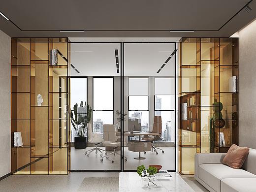 侘寂風(fēng)辦公室表現(xiàn)（個(gè)人主頁(yè)-ZNTg2MzU1NzI=） - 建筑/空間 - 站酷設(shè)計(jì)師空讕原創(chuàng)素材 - 站酷ZCOOL