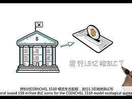 手绘风格区块链虚拟支付MG动画