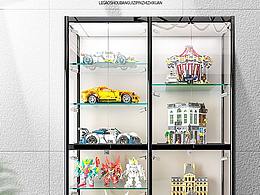 一款乐高手版柜的详情页设计