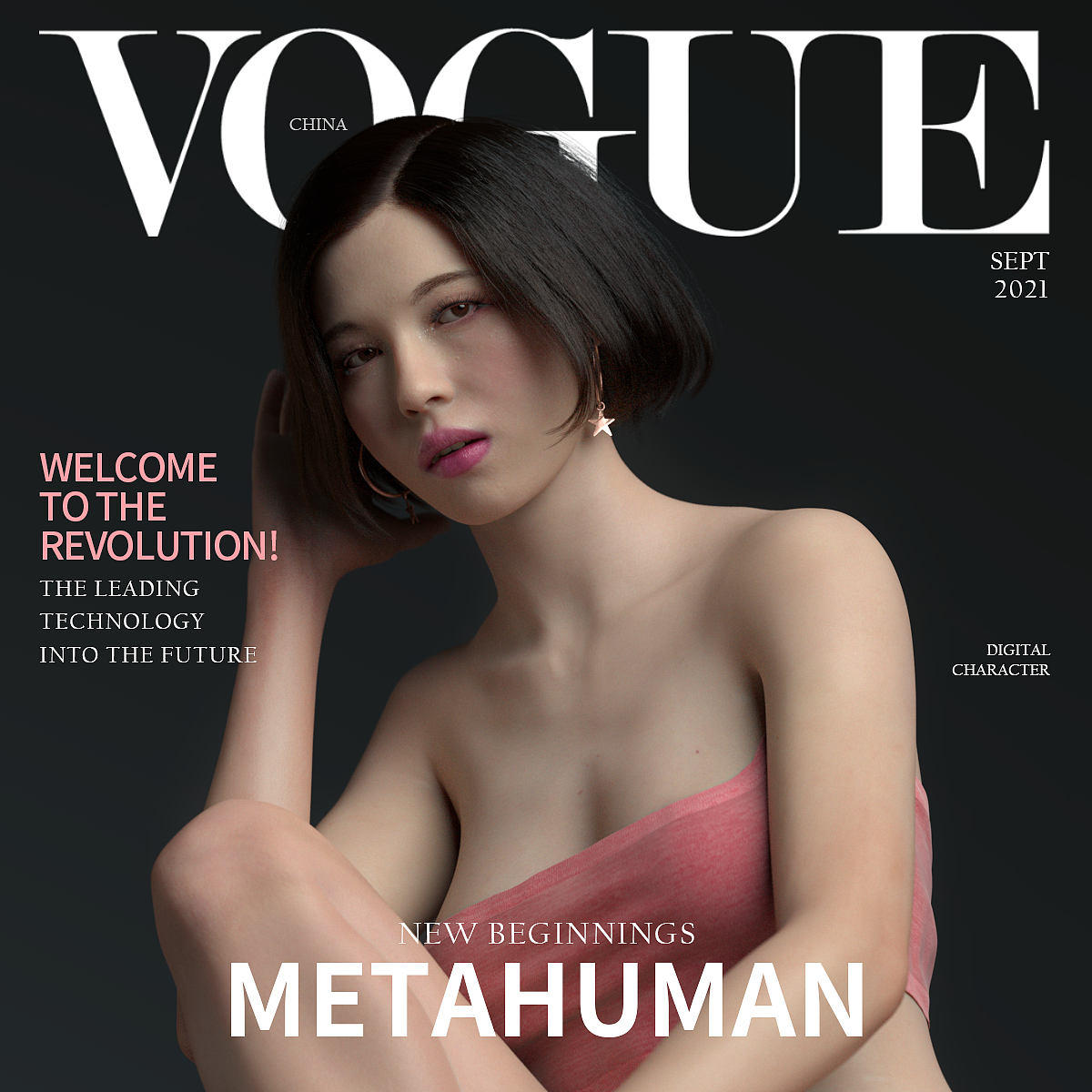 MetaHuman 捏的脸,感觉想做出亚洲明星水平的模型有点难度