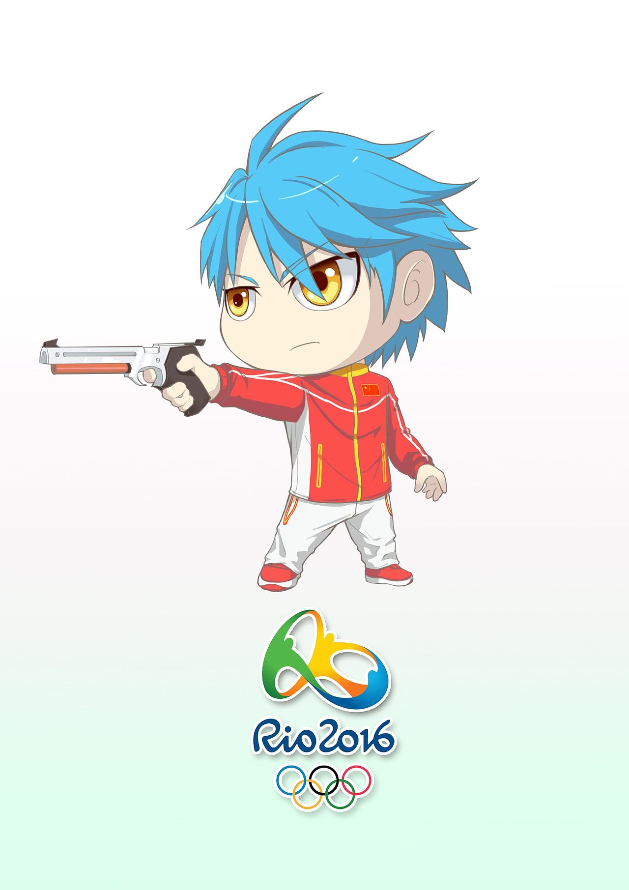 射击雪鹰  br>中国著名运动员:许海峰,杜丽,李杰等