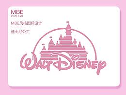 MBE人物图标设计——迪士尼公主