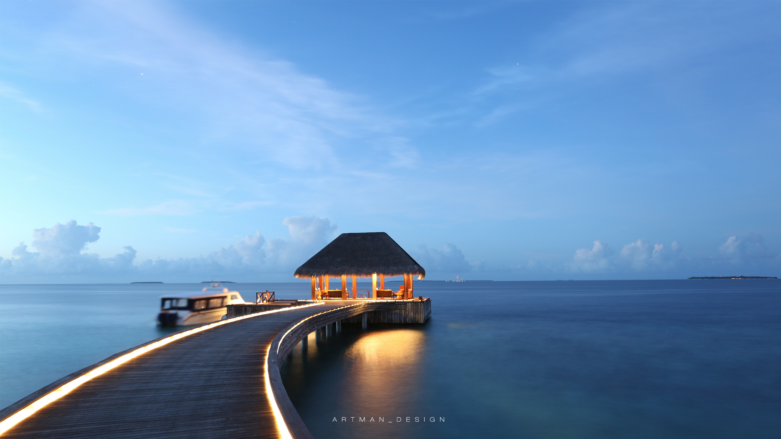 马尔代夫群岛高清风景桌面壁纸-壁纸图片大全