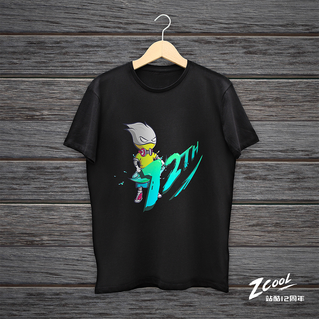 站酷12周年生日快乐（图ZMTE2MjI0MzAw） - 新锐潮流插画 - 站酷设计师李振杭原创素材 - 站酷ZCOOL