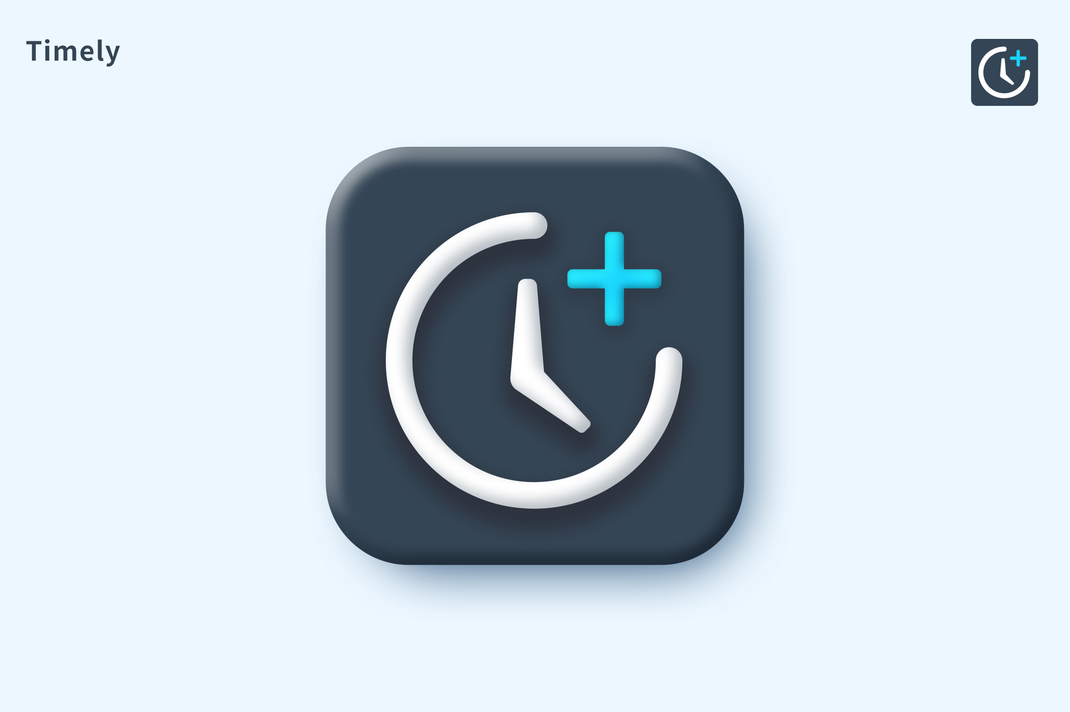 一组三维风格图标