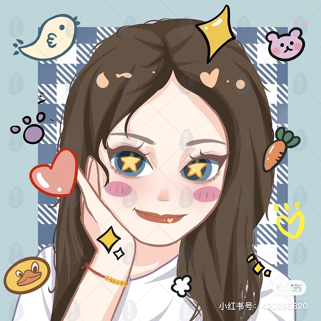 卡通头像稿子（图ZMjU5MDE1NDky） - 创作习作 - 站酷设计师苏小天儿原创素材 - 站酷ZCOOL