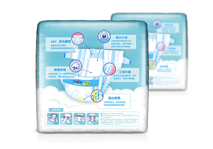 青蛙王子纸尿裤（图ZMzY0MDUxMzY=） - 包装 - 站酷设计师masterman360原创素材 - 站酷ZCOOL