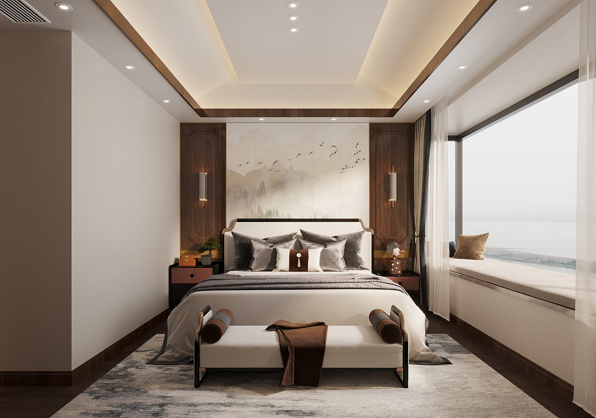 家装卧室-书房-卫生间表现