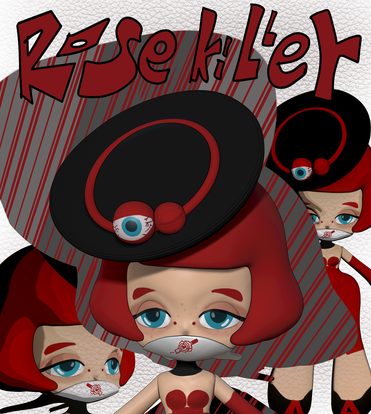原创ip|rosekiller（图ZMjU4NjcwNzE2） - 动画/影视 - 站酷设计师evil孵化师原创素材 - 站酷ZCOOL