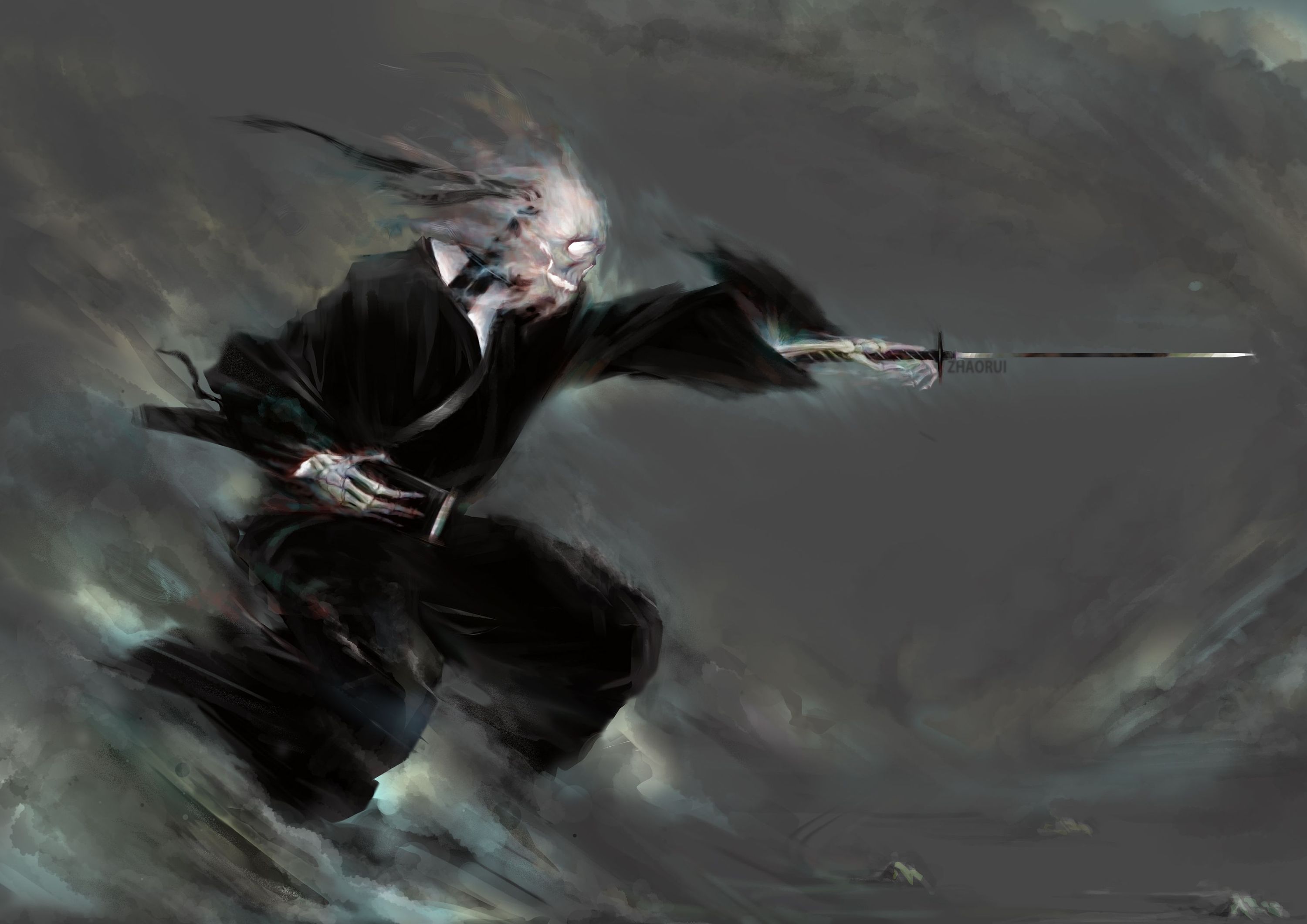 剑驭剑|插画|游戏原画|肖昭睿 - 原创作品 - 站酷 (zcool)