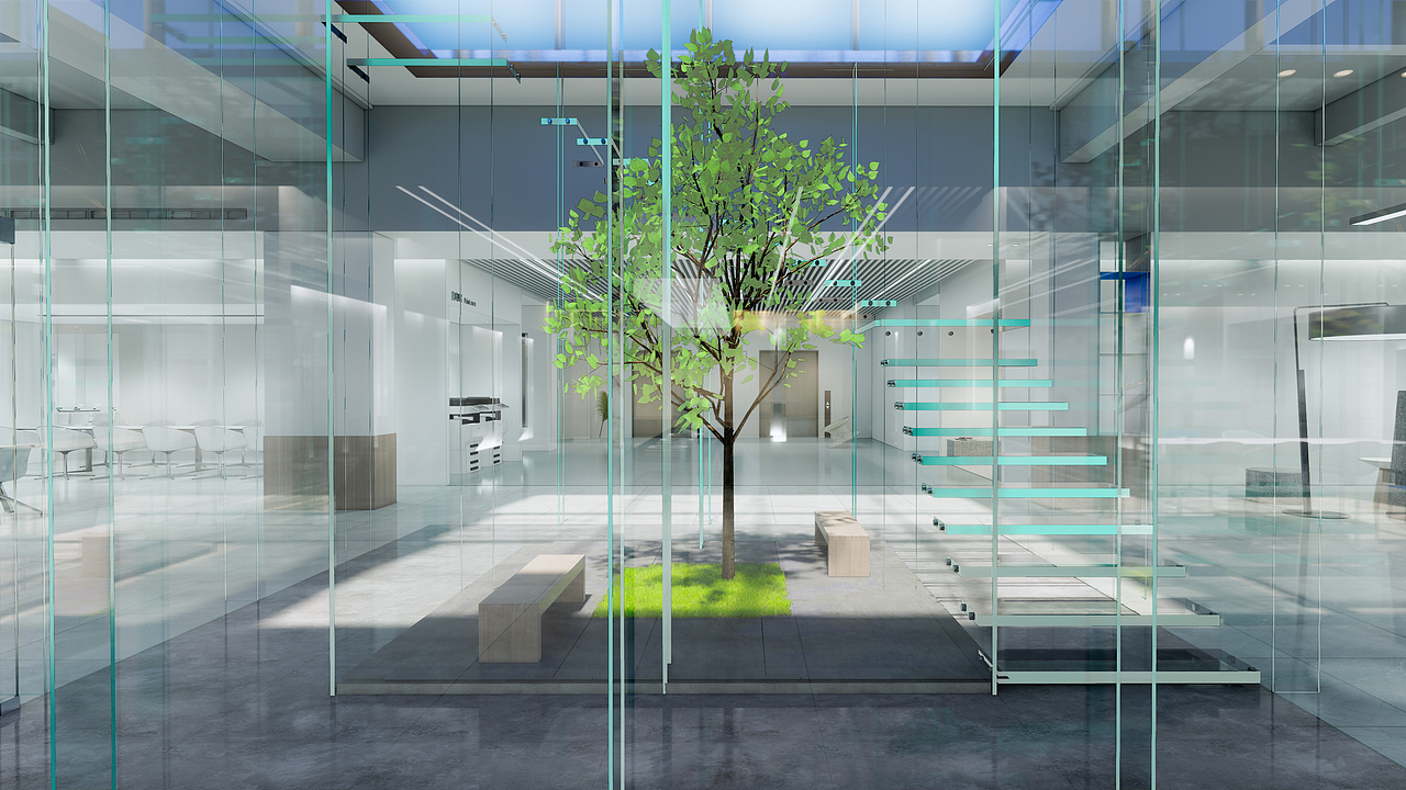 厂房改造 I 翔华办公空间室内设计 I 引光入室（图ZMjkzMzA3MDA0） - 建筑设计 - 站酷设计师言井创意NarrWell原创素材 - 站酷ZCOOL