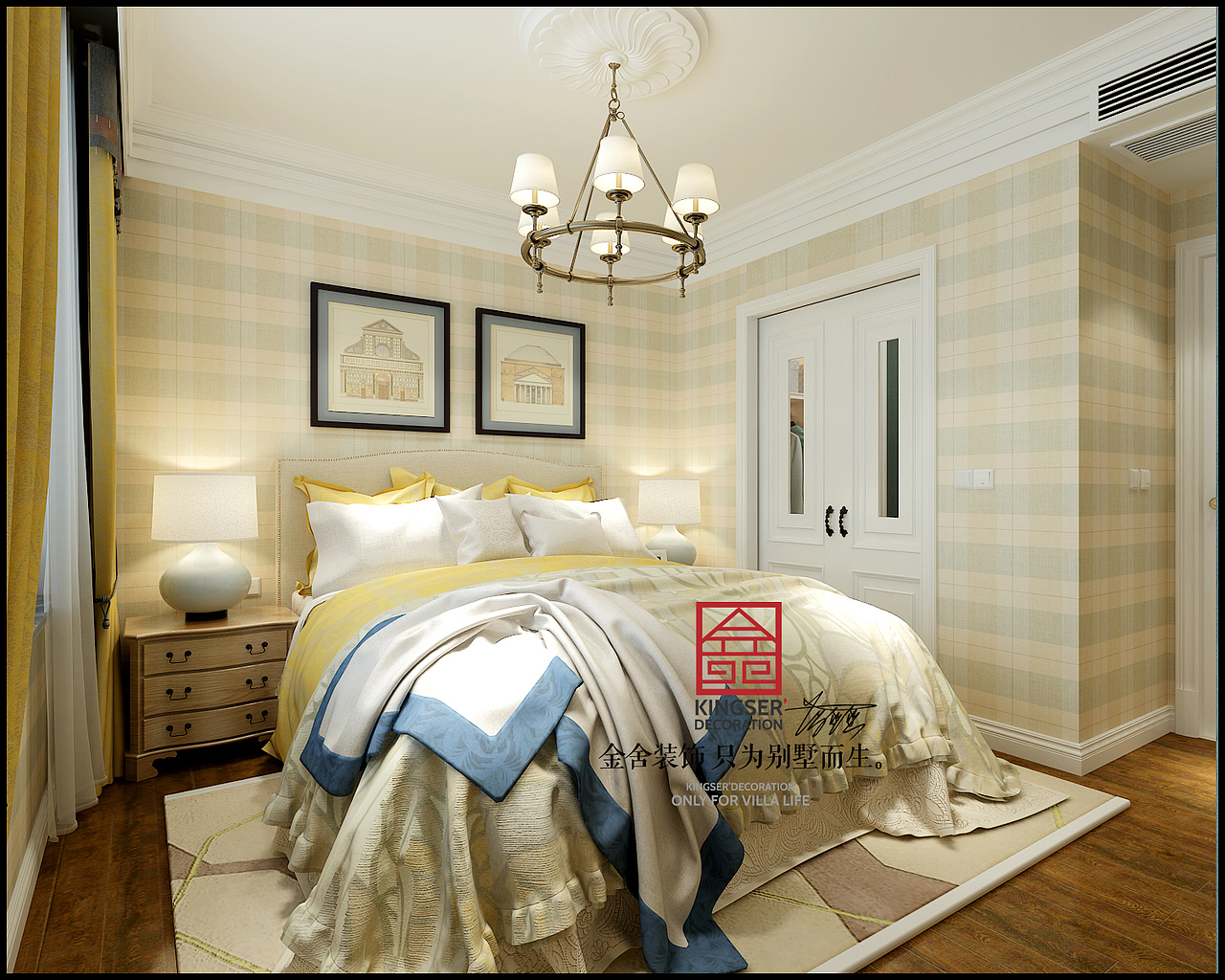 【保利拉菲公馆装修】保利拉菲148平米装修效果图