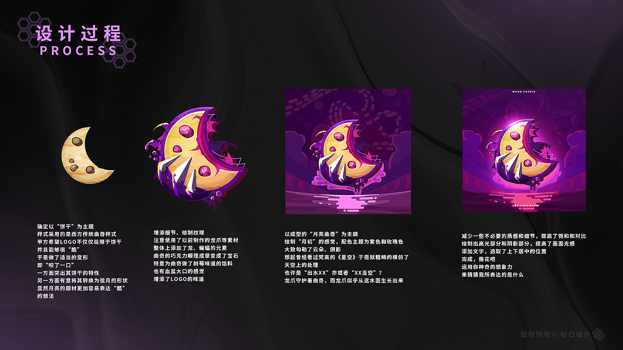 《月亮曲奇》游戏标志设计（图ZMjAwNTk1MTMy） - Logo - 站酷设计师匣子白原创素材 - 站酷ZCOOL