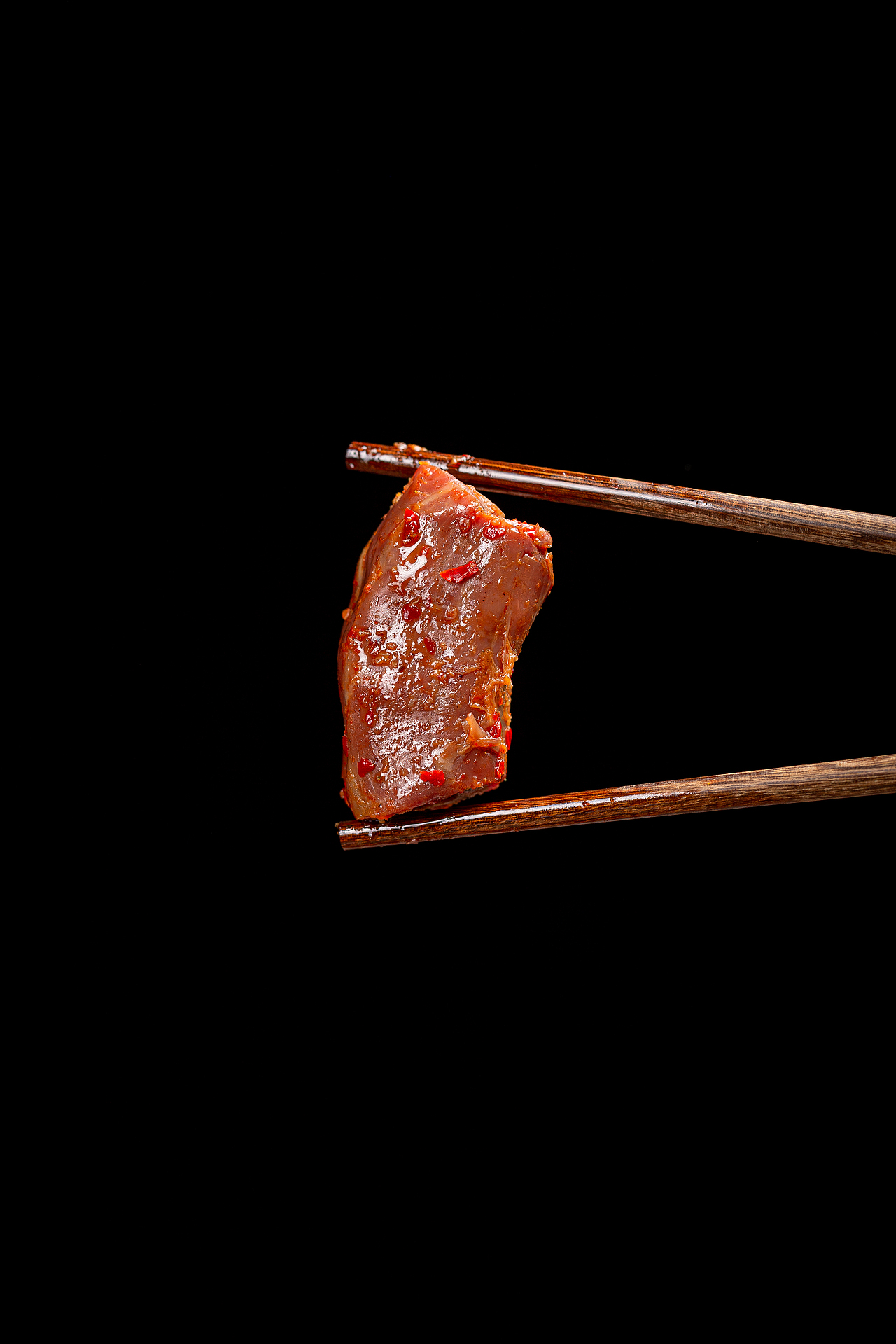 藤椒味鸭脖子拍摄