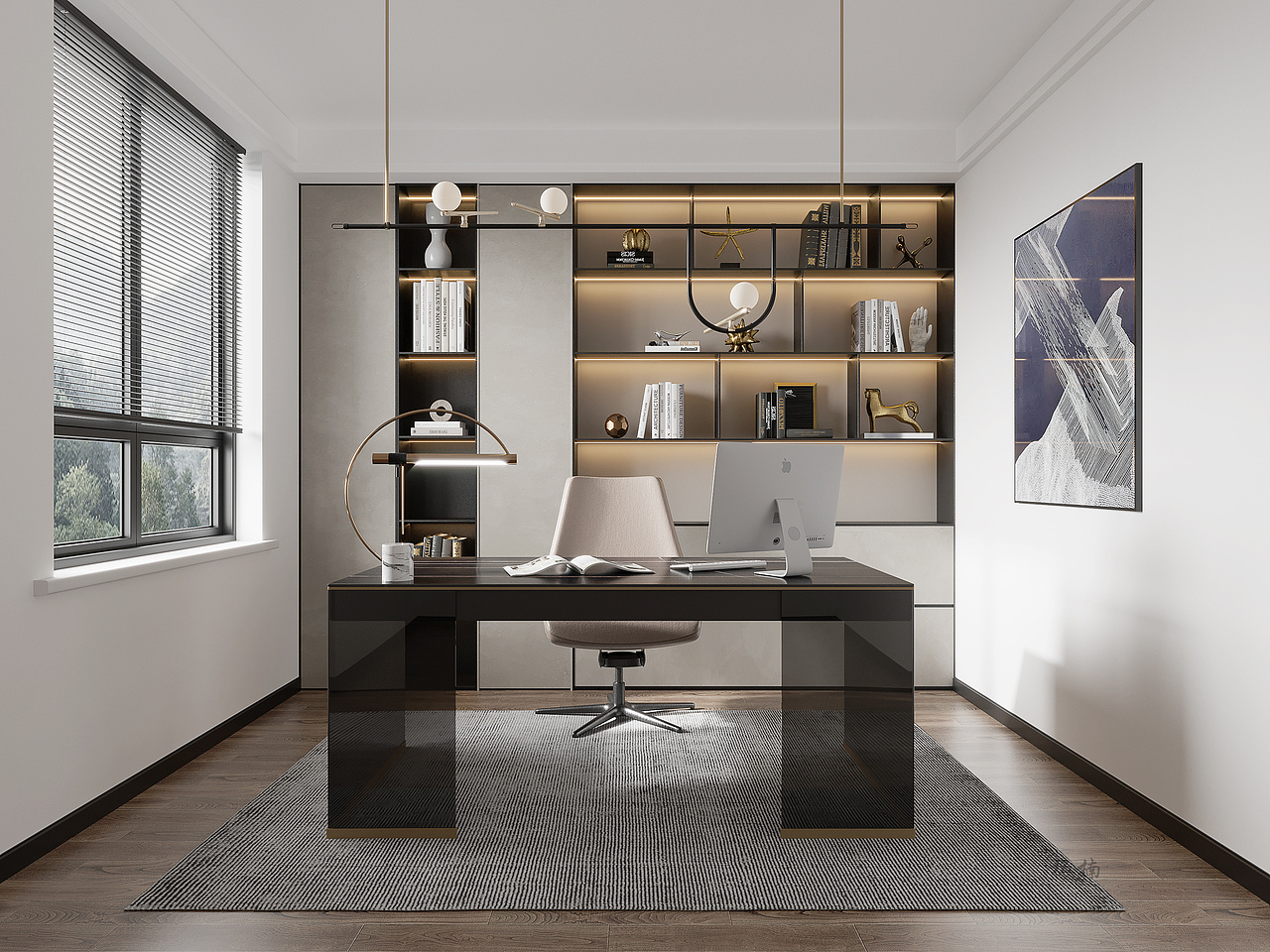 现代简约别墅 —— 安静优雅的空间,令人舒适从容!