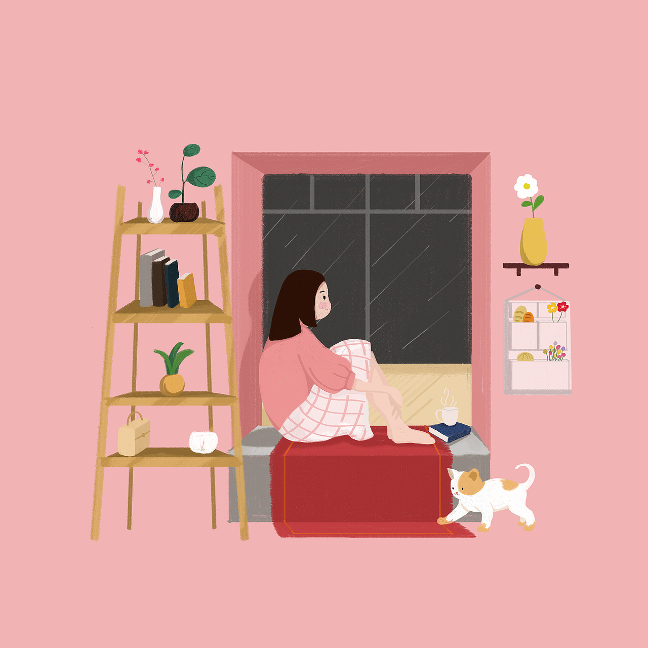 日常中的自己（圖ZMjEzOTUxNTYw） - 創(chuàng)作習作 - 站酷設計師K莫菲子原創(chuàng)素材 - 站酷ZCOOL