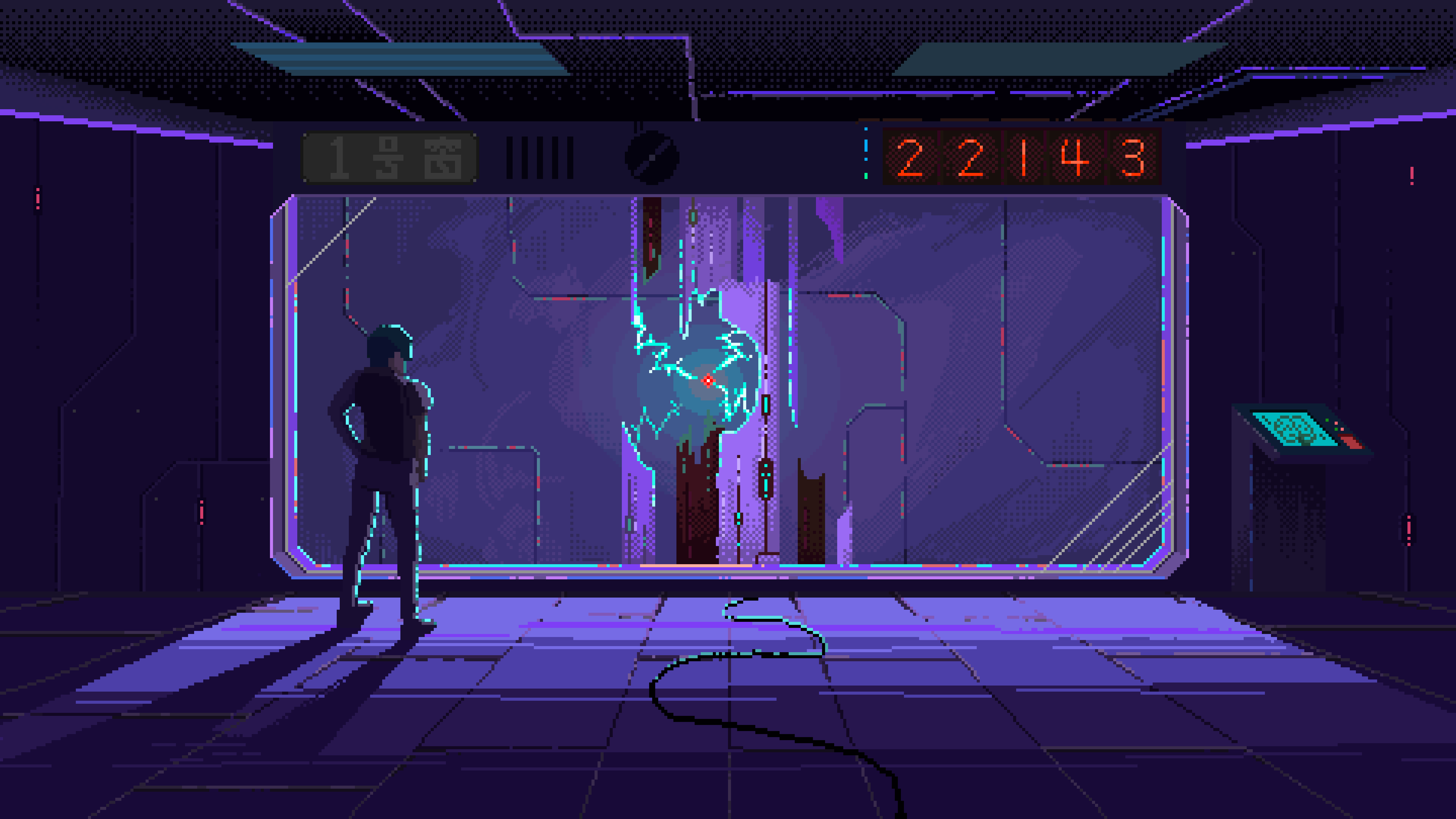 室内场景 意识传输 【个人像素画练习】