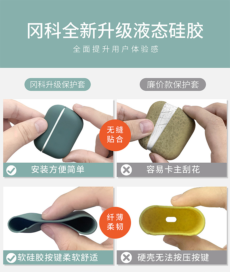 AirPods液态硅胶耳机套