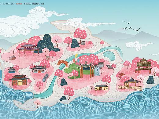 "奉化桃花节”视觉品牌形象设计---桃色新闻