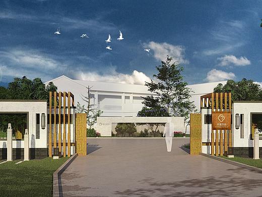 特色精品民宿 入口门头设计