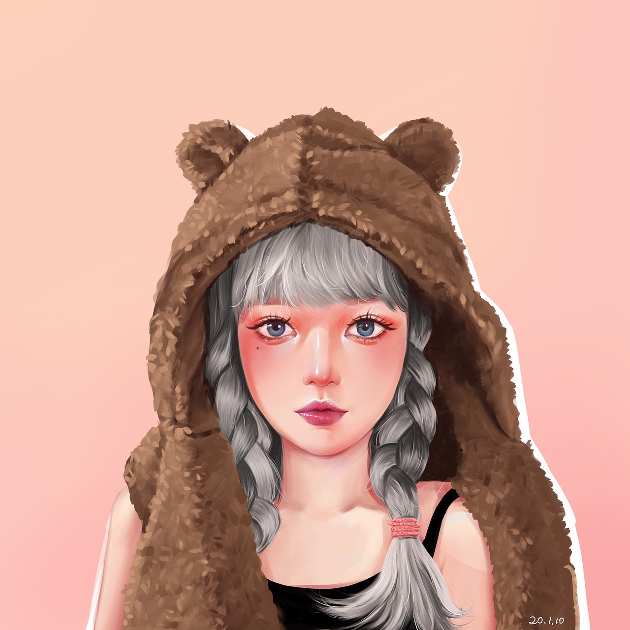 【原创】手绘好看的小姐姐～_插画师小玲玲-站酷zcool