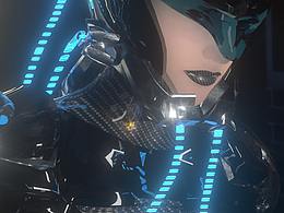 C4D 机甲科幻渲染 动画制作